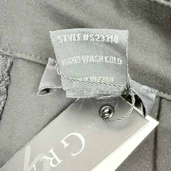 Gracia Black Lace Pencil Midi Skirt NWT - Picture 8 of 9